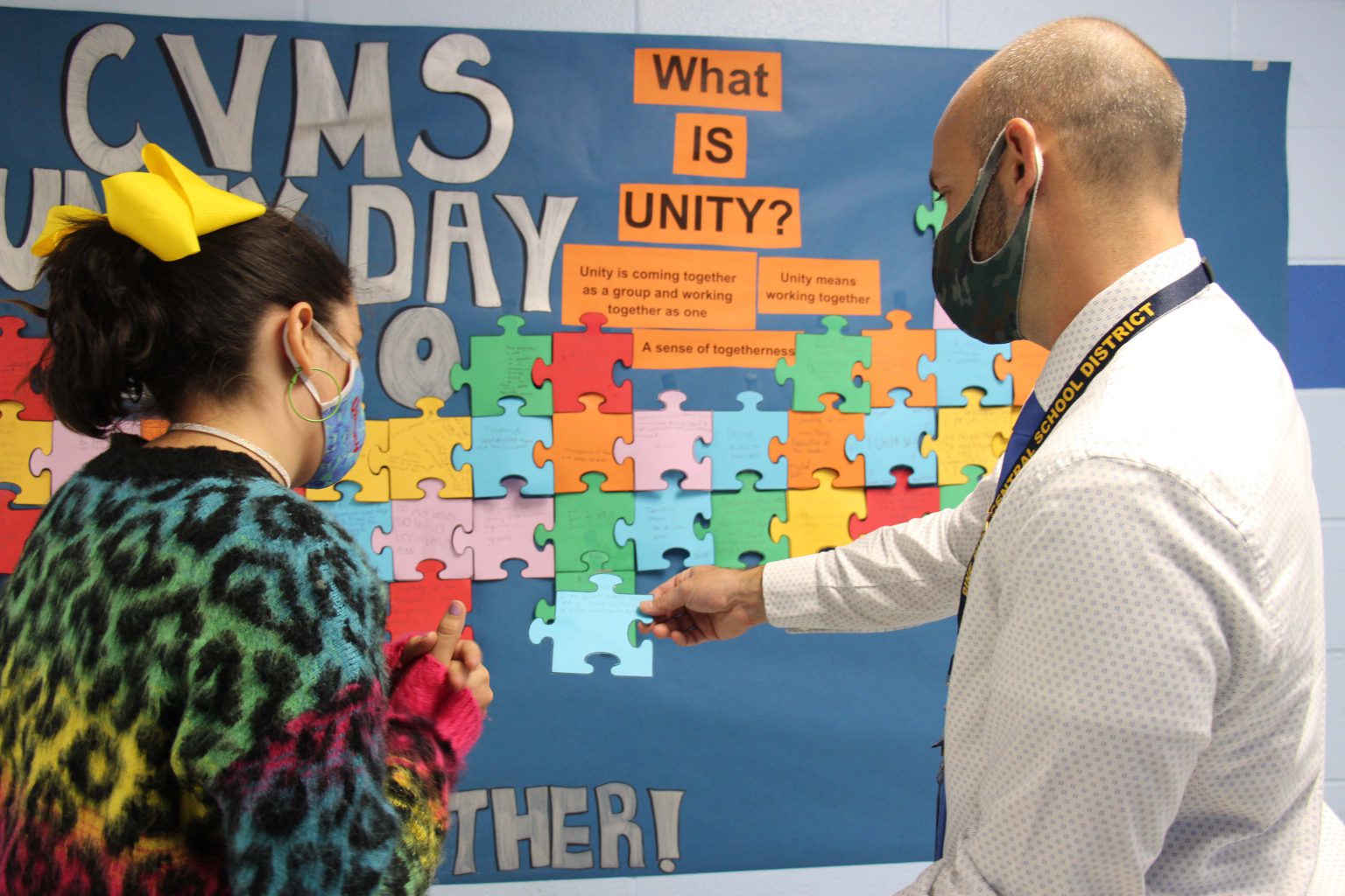 Pine bush high school protest picture