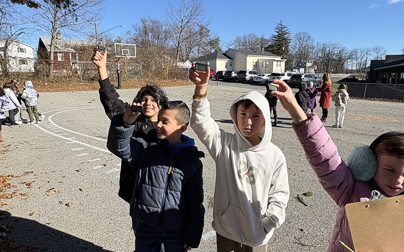 Four young students with their No Place For Hate pledge