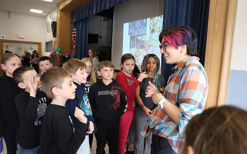 Four young students with their No Place For Hate pledge
