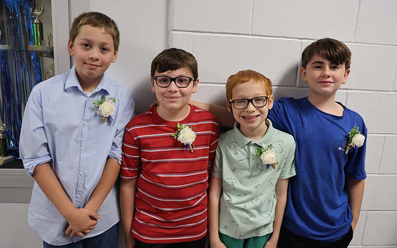 Seven members of the winning EJR Olyssey of the Mind team