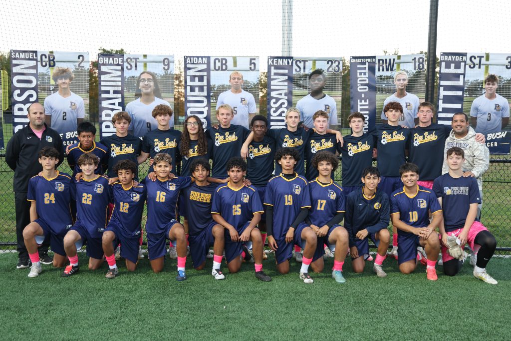 group of high school soccer players